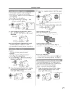 Предварительный просмотр 31 страницы Panasonic Digital Paimcorder MultiCam PV-GS19 Operating Instructions Manual