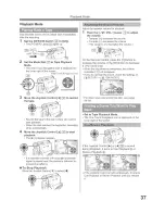 Предварительный просмотр 37 страницы Panasonic Digital Paimcorder MultiCam PV-GS19 Operating Instructions Manual