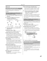 Предварительный просмотр 47 страницы Panasonic Digital Paimcorder MultiCam PV-GS19 Operating Instructions Manual