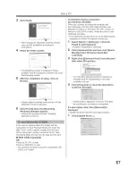 Предварительный просмотр 57 страницы Panasonic Digital Paimcorder MultiCam PV-GS19 Operating Instructions Manual