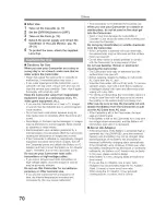 Предварительный просмотр 70 страницы Panasonic Digital Paimcorder MultiCam PV-GS19 Operating Instructions Manual