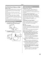 Предварительный просмотр 77 страницы Panasonic Digital Paimcorder MultiCam PV-GS19 Operating Instructions Manual