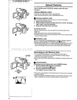 Предварительный просмотр 34 страницы Panasonic Digital Palmcoder Multicam PV-DC152 Operating Instructions Manual