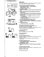 Предварительный просмотр 38 страницы Panasonic Digital Palmcoder Multicam PV-DC152 Operating Instructions Manual