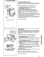 Предварительный просмотр 41 страницы Panasonic Digital Palmcoder Multicam PV-DC152 Operating Instructions Manual