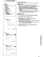 Предварительный просмотр 49 страницы Panasonic Digital Palmcoder Multicam PV-DC152 Operating Instructions Manual