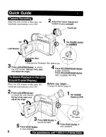 Предварительный просмотр 8 страницы Panasonic Digital Palmcoder PalmSight PV-DV100 Operating Instructions Manual