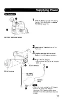 Preview for 11 page of Panasonic Digital Palmcoder PalmSight PV-DV100 Operating Instructions Manual