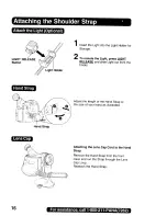 Preview for 16 page of Panasonic Digital Palmcoder PalmSight PV-DV100 Operating Instructions Manual