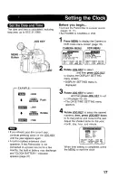 Preview for 17 page of Panasonic Digital Palmcoder PalmSight PV-DV100 Operating Instructions Manual