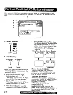 Preview for 24 page of Panasonic Digital Palmcoder PalmSight PV-DV100 Operating Instructions Manual