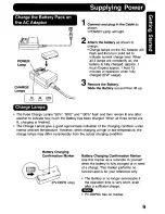 Предварительный просмотр 9 страницы Panasonic Digital Palmcoder PalmSight PV-DV100 Operating Manual