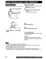 Предварительный просмотр 14 страницы Panasonic Digital Palmcoder PalmSight PV-DV100 Operating Manual