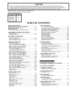 Preview for 2 page of Panasonic Digital Palmcoder PalmSight PV-DV100 Service Manual