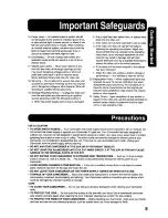 Предварительный просмотр 5 страницы Panasonic Digital Palmcoder PalmSight PV-DV200 Operating Instructions Manual