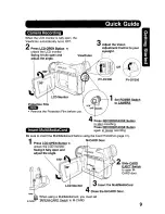 Preview for 9 page of Panasonic Digital Palmcoder PalmSight PV-DV200 Operating Instructions Manual