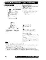 Предварительный просмотр 16 страницы Panasonic Digital Palmcoder PalmSight PV-DV200 Operating Instructions Manual