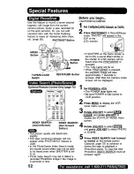 Preview for 52 page of Panasonic Digital Palmcoder PalmSight PV-DV200 Operating Instructions Manual