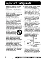 Preview for 4 page of Panasonic Digital Palmcoder PalmSight PV-DV200 Operating Manual