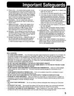 Preview for 5 page of Panasonic Digital Palmcoder PalmSight PV-DV200 Operating Manual