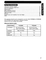 Preview for 7 page of Panasonic Digital Palmcoder PalmSight PV-DV200 Operating Manual