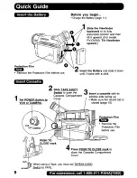 Preview for 8 page of Panasonic Digital Palmcoder PalmSight PV-DV200 Operating Manual