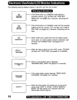 Preview for 28 page of Panasonic Digital Palmcoder PalmSight PV-DV200 Operating Manual