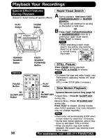 Предварительный просмотр 36 страницы Panasonic Digital Palmcoder PalmSight PV-DV400 Operating Manual