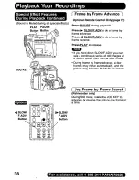 Предварительный просмотр 38 страницы Panasonic Digital Palmcoder PalmSight PV-DV400 Operating Manual