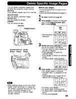 Предварительный просмотр 45 страницы Panasonic Digital Palmcoder PalmSight PV-DV400 Operating Manual