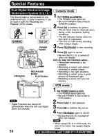 Предварительный просмотр 50 страницы Panasonic Digital Palmcoder PalmSight PV-DV400 Operating Manual