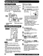 Предварительный просмотр 52 страницы Panasonic Digital Palmcoder PalmSight PV-DV400 Operating Manual