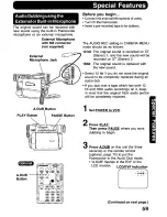 Предварительный просмотр 59 страницы Panasonic Digital Palmcoder PalmSight PV-DV400 Operating Manual