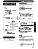 Предварительный просмотр 61 страницы Panasonic Digital Palmcoder PalmSight PV-DV400 Operating Manual