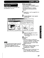 Предварительный просмотр 67 страницы Panasonic Digital Palmcoder PalmSight PV-DV400 Operating Manual