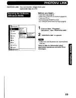 Предварительный просмотр 69 страницы Panasonic Digital Palmcoder PalmSight PV-DV400 Operating Manual