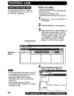 Предварительный просмотр 70 страницы Panasonic Digital Palmcoder PalmSight PV-DV400 Operating Manual