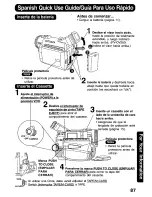 Предварительный просмотр 87 страницы Panasonic Digital Palmcoder PalmSight PV-DV400 Operating Manual