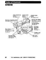 Предварительный просмотр 62 страницы Panasonic Digital Palmcoder PalmSight PV-DV900 Operating Manual