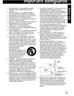 Предварительный просмотр 3 страницы Panasonic Digital Palmcoder PV-DV103 Operating Instructions Manual