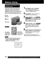 Предварительный просмотр 10 страницы Panasonic Digital Palmcoder PV-DV103 Operating Instructions Manual