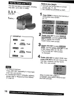 Preview for 16 page of Panasonic Digital Palmcoder PV-DV103 Operating Instructions Manual