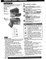 Preview for 24 page of Panasonic Digital Palmcoder PV-DV103 Operating Instructions Manual