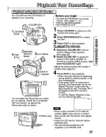 Preview for 27 page of Panasonic Digital Palmconder PV-DV101 Operating Instructions Manual