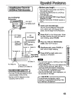 Preview for 43 page of Panasonic Digital Palmconder PV-DV101 Operating Instructions Manual