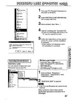 Preview for 47 page of Panasonic Digital Palmconder PV-DV101 Operating Instructions Manual