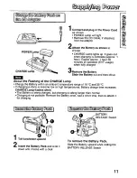 Предварительный просмотр 11 страницы Panasonic Digital Palmconder PV-DV51 Operating Instructions Manual