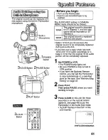 Предварительный просмотр 41 страницы Panasonic Digital Palmconder PV-DV51 Operating Instructions Manual