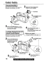 Предварительный просмотр 10 страницы Panasonic Digital Palmconder PV-DV51 Operating Manual