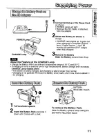 Предварительный просмотр 11 страницы Panasonic Digital Palmconder PV-DV51 Operating Manual